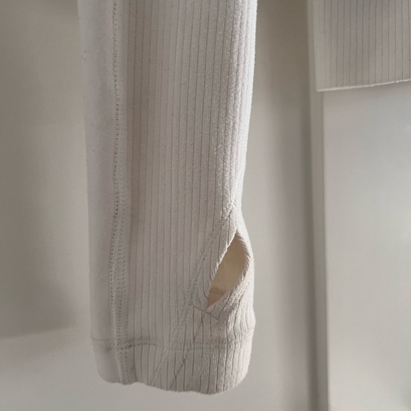 LULULEMON Wrap Fitted Bhakti Yoga Jacket 8 White - Picture 5 of 8